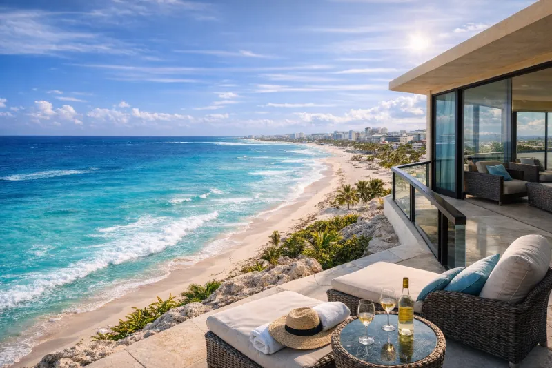 El mar de Cancún